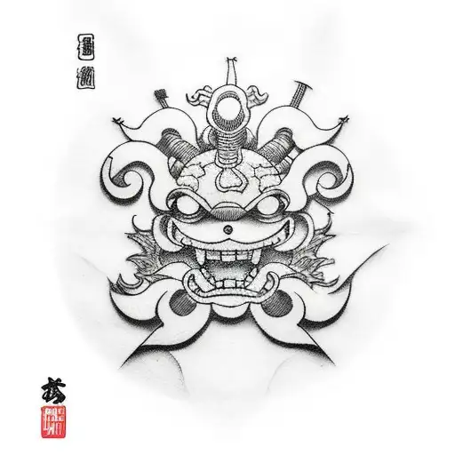 Yamato from One piece  tattoo design idea