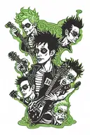 green day tattoo design idea
