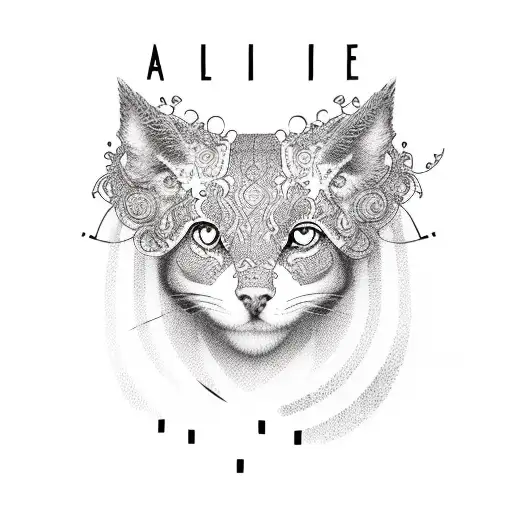 the name Adeline in morse code tattoo design idea