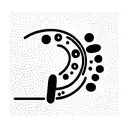 the name Adeline in morse code in abstract design tattoo design idea