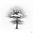 Chinese tree tattoo design idea