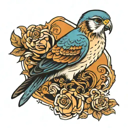 kestrel tattoo design idea