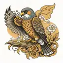 kestrel tattoo design idea