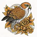 kestrel tattoo design idea