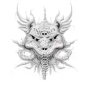 toxic tattoo design idea