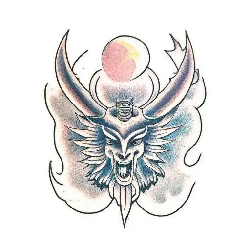baphomet tattoo design idea