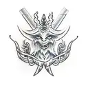 baphomet tattoo design idea