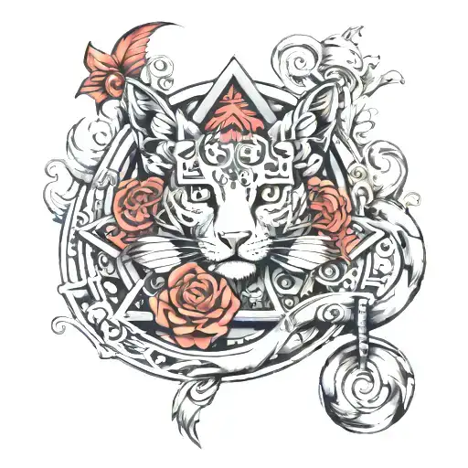 Make several tattoo designs to put on the inner forearm based on my tastes. I am a veterinary student tattoo design idea