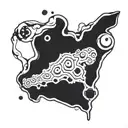 Trafalgar Law heart ice cube tattoo design idea