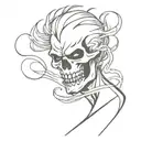 ghost rider tattoo design idea
