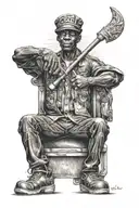 1986 NYC paid in full tattoo design idea