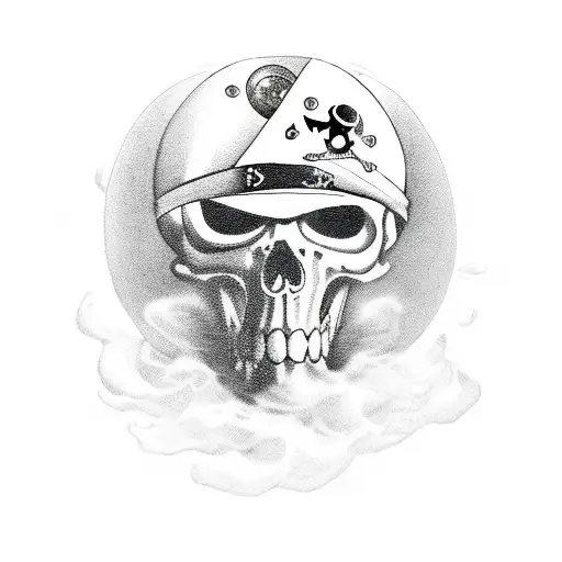 egg in pirate costume, black flag pirate, spanner tattoo design idea