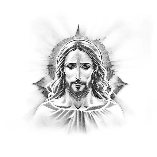 Jesus look me tattoo design idea