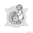 Pokémon Lapras  tattoo design idea