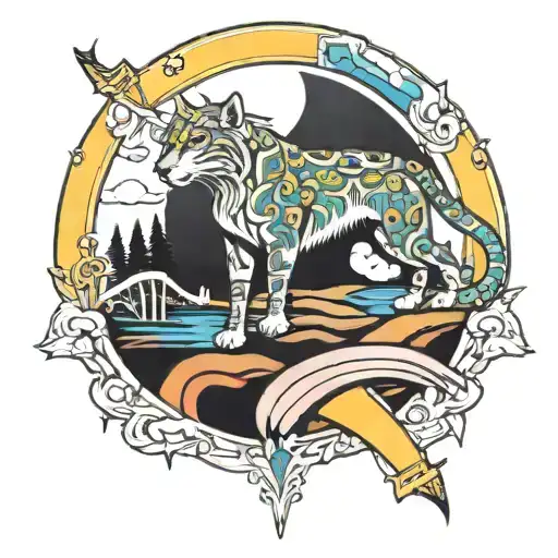 rainbow bridge, Bifröst tattoo design idea