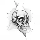 rad skeleton  tattoo design idea