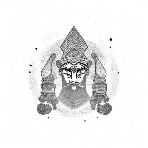 ancient Iran tattoo design idea