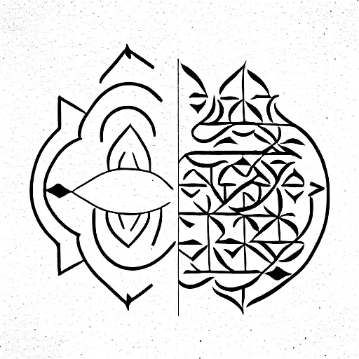 ancient Persia tattoo design idea