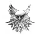 Crow on neck tattoo design idea