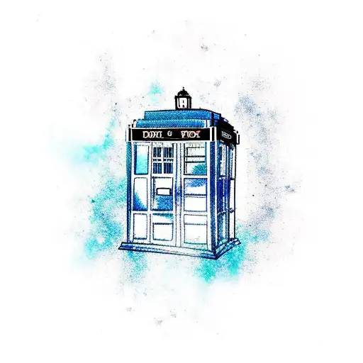 tardis  tattoo design idea