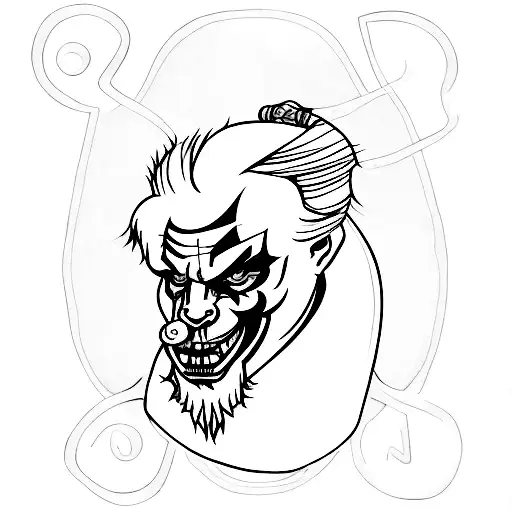 icp hachetman small tattoo design idea
