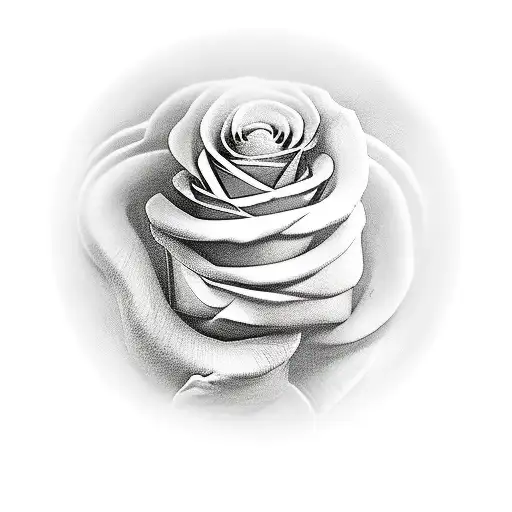 chess piece with roses incorporated into the theme tattoo design idea