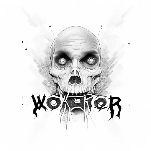 words fear god  tattoo design idea