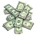 create a design featuring stack of money intertwined with symbols of friendship and family  tattoo design idea