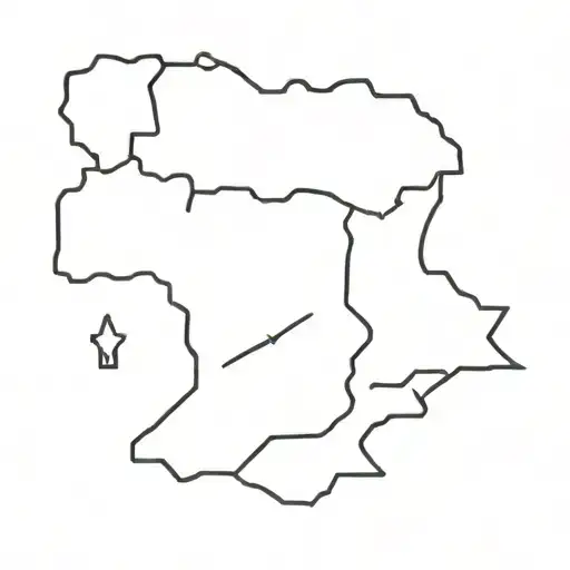 Morocco map outline tattoo tattoo design idea