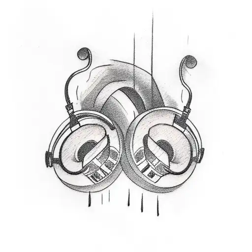 couples tattoo for music lovers  tattoo design idea