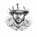 red dead redemption 2, Arthur Morgan, traditional tattoo, roses, John marston tattoo design idea