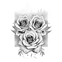 red dead redemption 2, Arthur Morgan, traditional tattoo, roses, John marston tattoo design idea