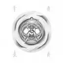 ying yang freedom Alphabet skyrim  tattoo tattoo design idea