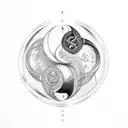 ying yang freedom Alphabet skyrim  tattoo tattoo design idea