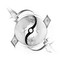 ying yang freedom Alphabet skyrim  tattoo tattoo design idea