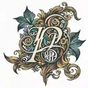 hp name tattoo tattoo design idea