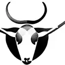 combination of Taurus Capricorn and gemeni tattoo design idea