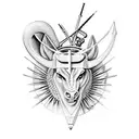 Sagittarius  tattoo design idea