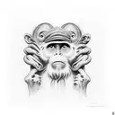 3 wise monkeys  tattoo design idea