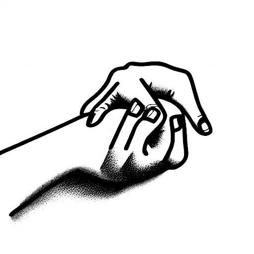 Jesus with prayer hands tattoo design idea