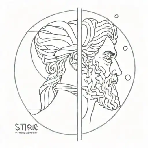 Stoic Philosophy tattoo design idea