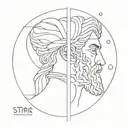Stoic Philosophy tattoo design idea