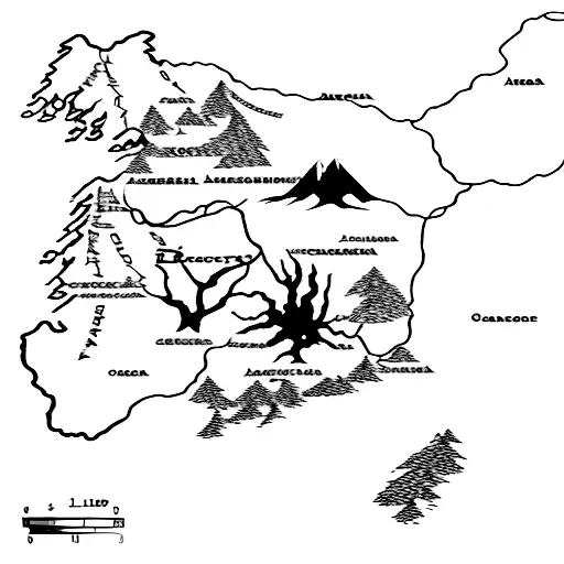 91+ Map Of Middle Earth Tattoo Ideas in 2025 - BlackInk AI