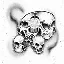 death urobos tattoo design idea