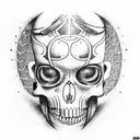 death urobos tattoo design idea