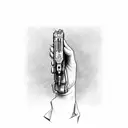 glock 17 tattoo design idea