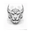 conquistador tattoo design idea