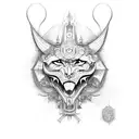 conquistador tattoo design idea