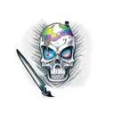 Grim Reaper tattoo design idea