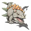ankylosaurus tattoo design idea